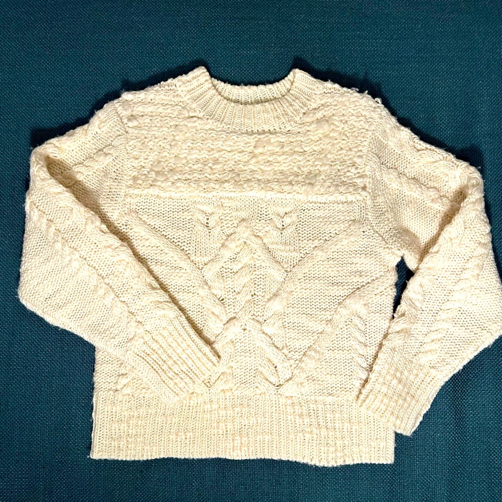 Isabel Marant sweater, cream bouclé